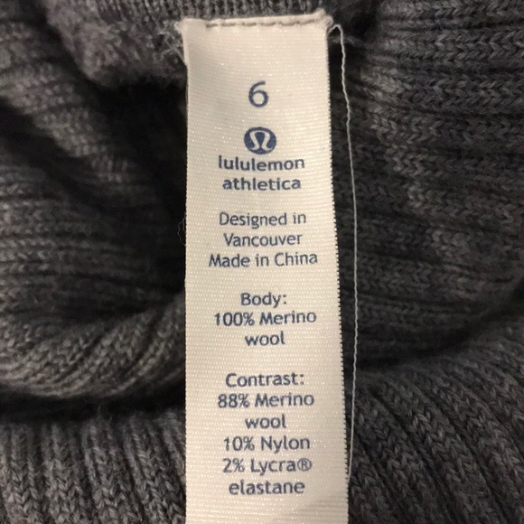 Lululemon Gray Merino Wool Sweater - Picture 6 of 8